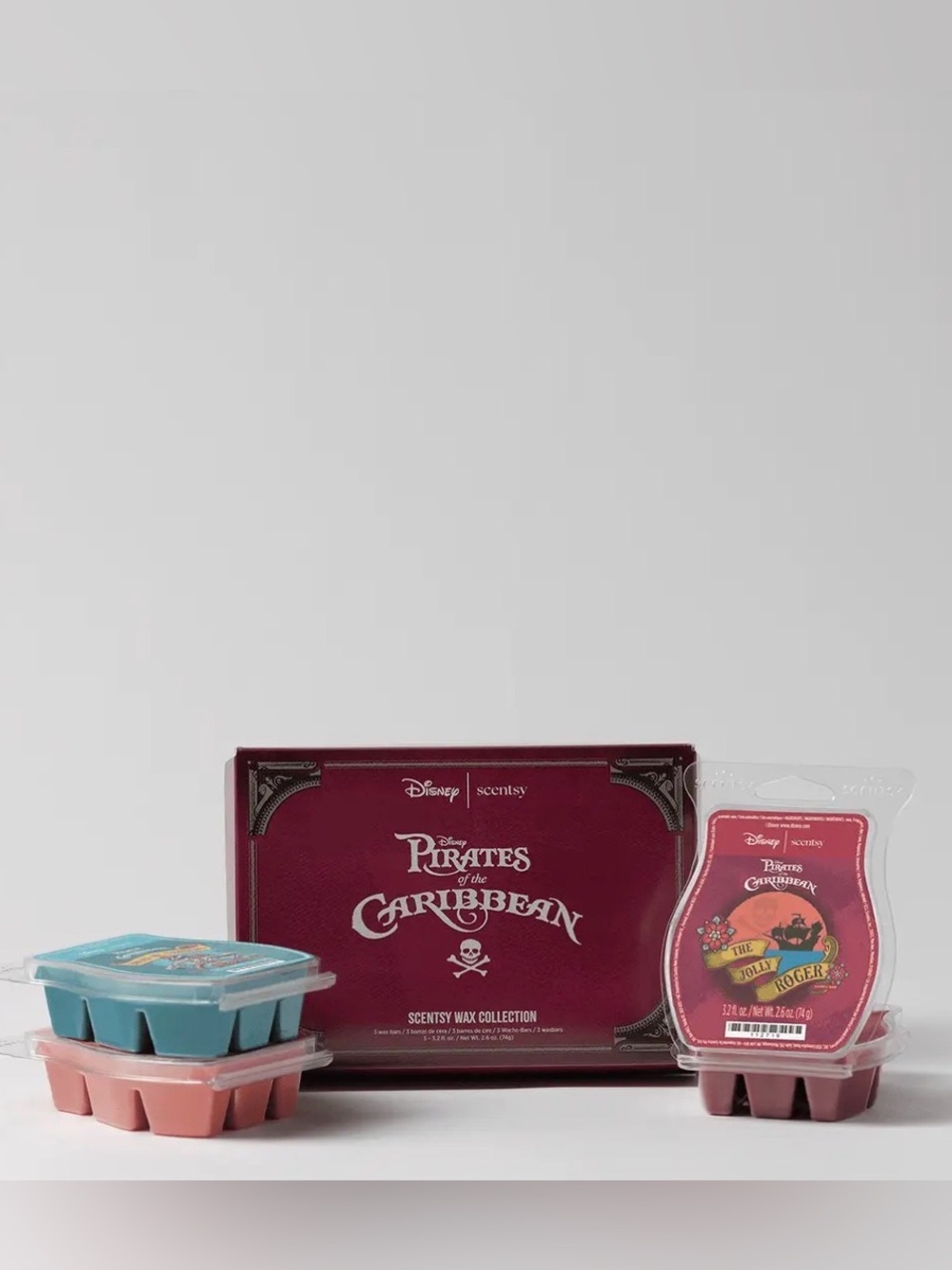 Scentsy Disney Pirates of the Caribbean Scented Wax bar set